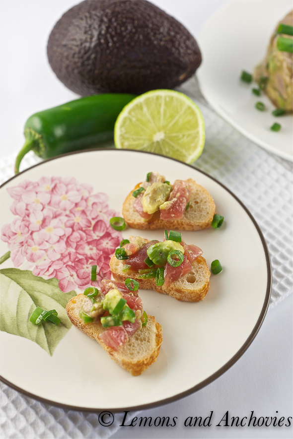 Tuna Tartare | Lemons + Anchovies