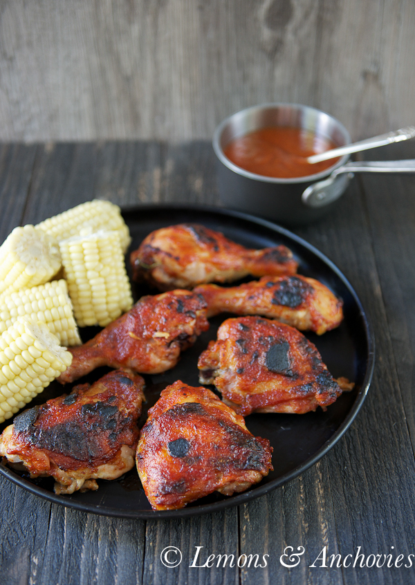 Chicken with Pineapple-Mango-Chipotle Barbecue Sauce | Lemons & Anchovies Blog