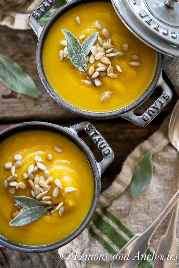 Roasted Squash and Apple Soup