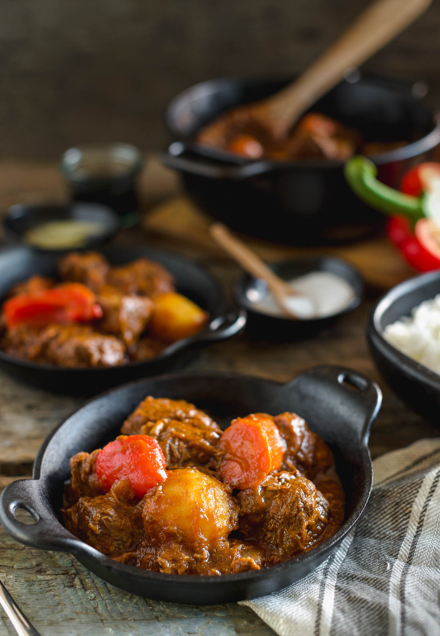 Beef Mechado, Filipino Beef Stew Lemons + Anchovies