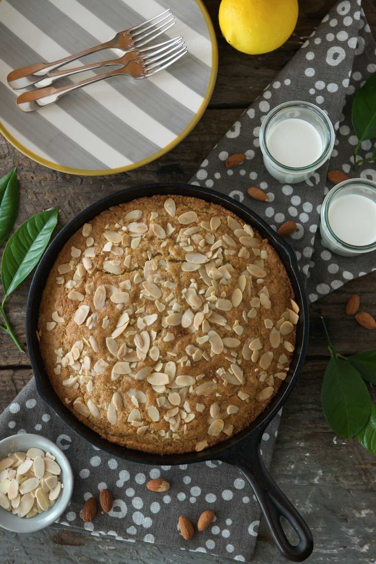 Gluten Free LemonAlmond Olive Oil Cake Lemons + Anchovies