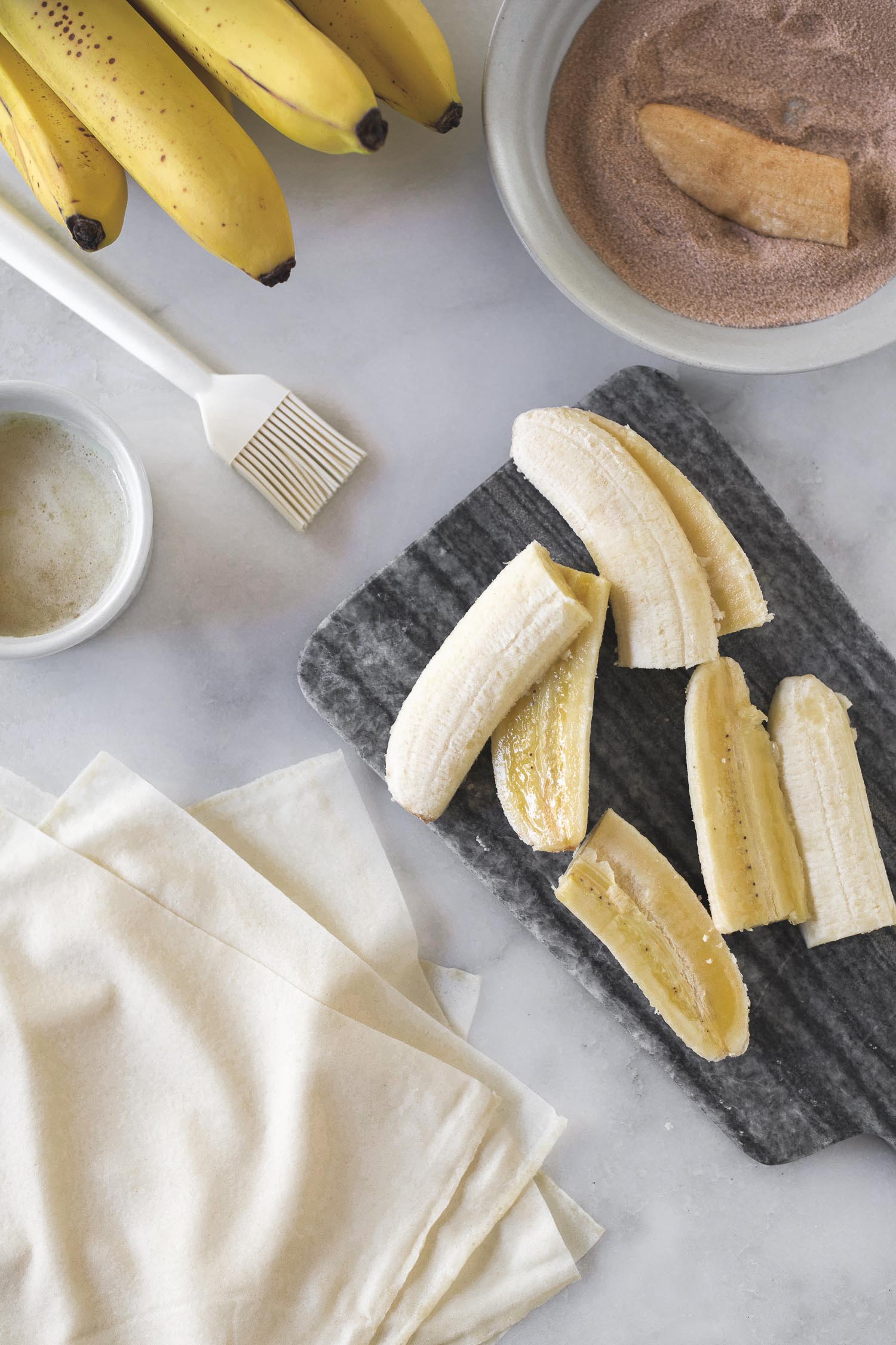 Baked Turon - Filipino Banana Spring Rolls - Lemons + Anchovies