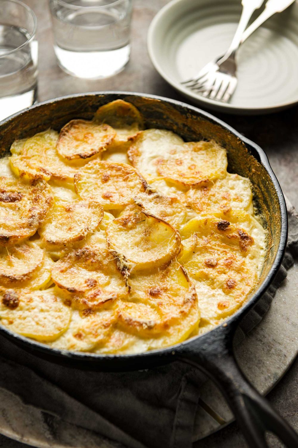 Gratin Dauphinois (Potato Gratin) Lemons + Anchovies