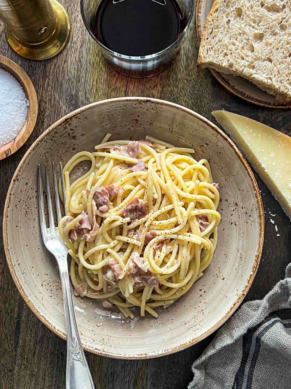 Prosciutto, Pepper and Butter Pasta Lemons + Anchovies