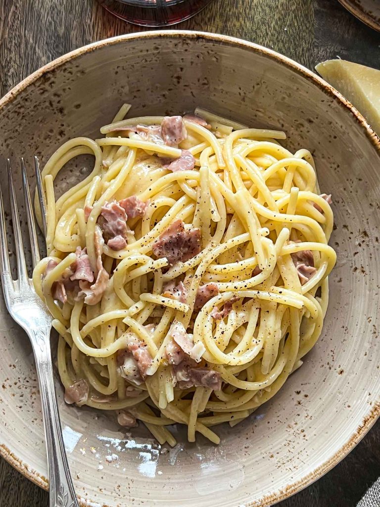 Prosciutto, Pepper and Butter Pasta Lemons + Anchovies