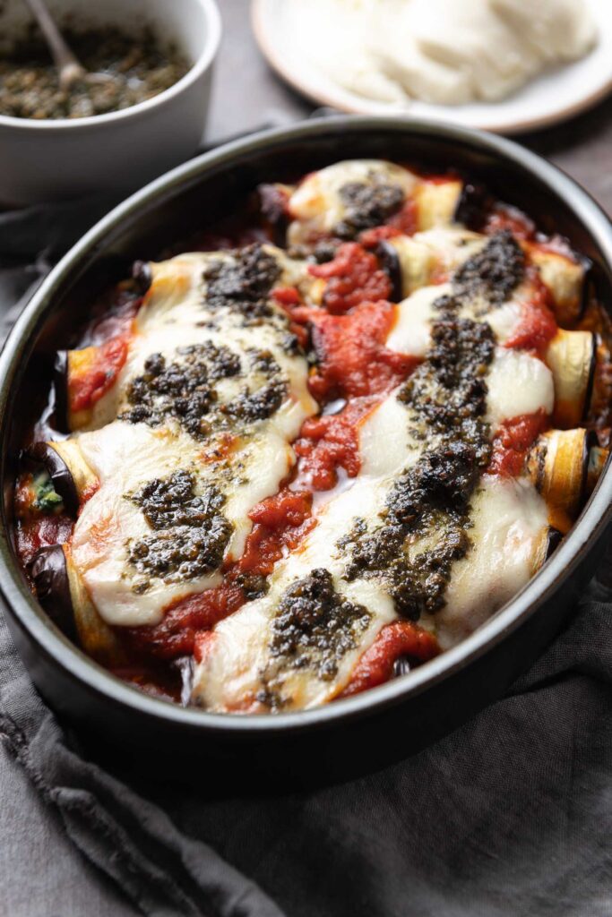 Eggplant Involtini (Rollatini) Lemons + Anchovies